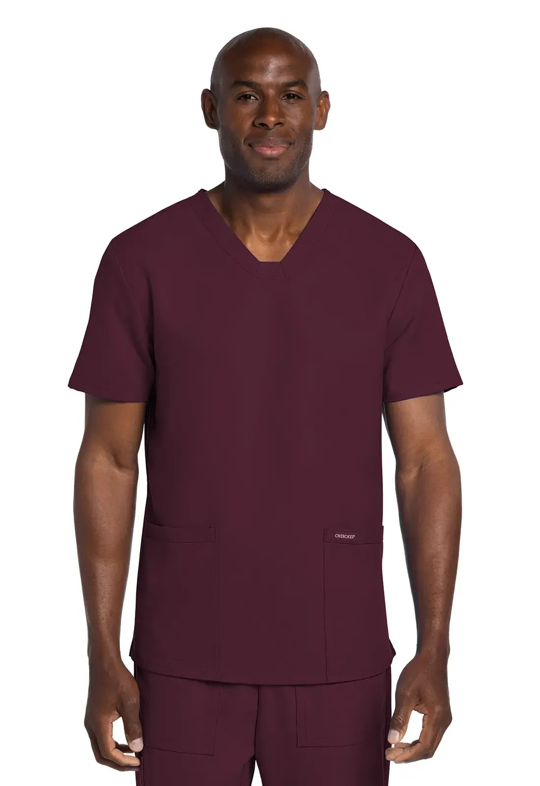 Cherokee Ultra Men's Elevation 2 Pocket Scrub Top CK784A